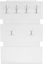 Möbelix Garderobenpaneel Weiß Mit 6 Haken B: 70 cm