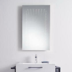 Wandspiegel Mirror Switch Rechteckig 80x50 cm Metall