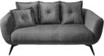 Möbelix 2,5-Sitzer-Sofa Baggio mit Kissen Grau