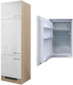 Möbelix Kühlschrank-Umbauschrank Abaco B: 60 cm Perlmutt