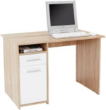 Möbelix Schreibtisch mit Stauraum B 110 cm H 74cm Palermo, Eiche Dekor