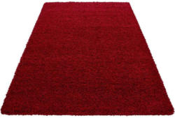 Hochflor Teppich Rot Life 160x230 cm