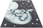 Möbelix Kinderteppich Elefant Blau/Grau/Weiß Kids 160x230 cm