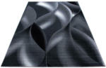 Möbelix Webteppich Schwarz Naturfaser Plus Black 160x230 cm