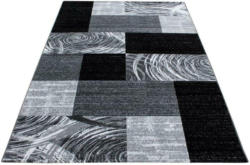 Webteppich Schwarz Naturfaser Parma 160x230 cm