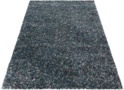Hochflor Teppich Blau Enjoy 160x230 cm