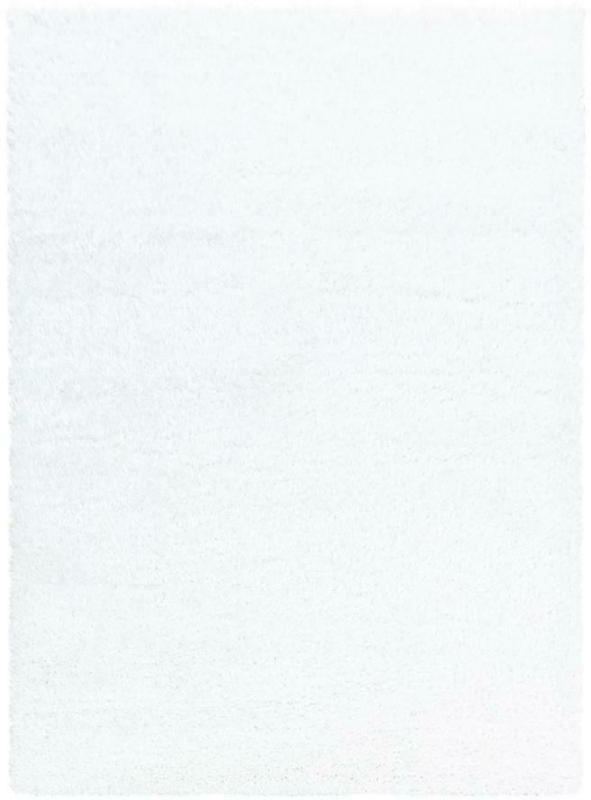 Hochflor Teppich Weiß Brilliant 200x290 cm