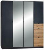 Möbelix Drehtürenschrank Mit Spiegel + Laden 181 cm Ontario, Grau