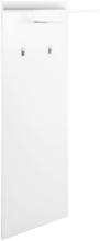 Möbelix Garderobenpaneel Weiß Hutablage 2 Haken B: 48 cm