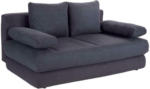 Möbelix 2-Sitzer-Sofa mit Schlaffunkt. und Bettkasten Clipso Anthrazit