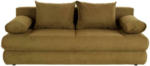 Möbelix 2-Sitzer-Sofa mit Schlaffunkt. und Bettkasten Clipso Olivgrün