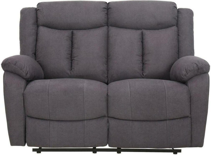 2-Sitzer-Sofa + Relaxfunktion Oxford Grau