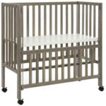 Möbelix Beistellbett Bedside Crib Cocon Plus Grau, verstellbar