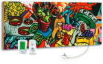 Möbelix Infrarot Heizung 800 W Graffiti 40x100 cm
