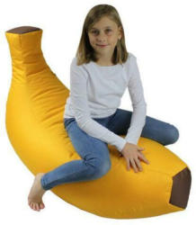 Kinder-Sitzsack Banane Gelb Indoor, Mikroperlen-Füllung