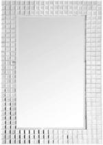 Möbelix Wandspiegel Apollos 60x90 cm Metallrahmen Silberfarben