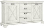 Möbelix Sideboard B: 178 cm Kashmir, Pinienfarben/Weiß