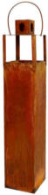 Möbelix Laterne Eisen Rostfarben H: 100 cm