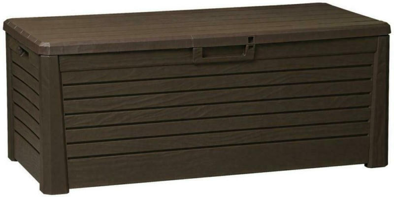 Kissenbox Wasserdicht Woody 148x60x72 cm, 550 L Braun