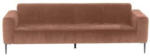 Möbelix 3-Sitzer-Sofa Nobility Rücken Echt Kupferfarben