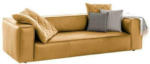 Möbelix 3-Sitzer-Sofa Around The Block Gelb Echtleder