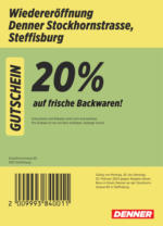 Denner Denner Stockhornstrasse Wiedereröffnung - au 25.02.2023