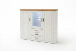 Highboard B: 163 cm Brixen Pinienfarben