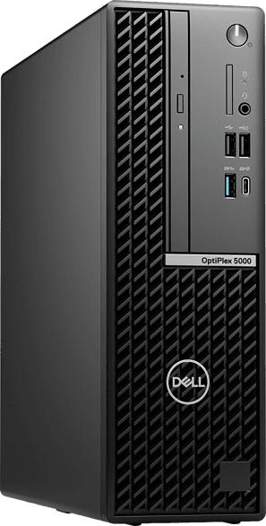 Dell Desktop PC OptiPlex 5000 SFF, i5-12500, 8GB RAM, 256GB SSD, DVD Laufwerk, Win10 Pro, Schwarz