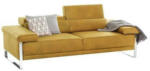Möbelix 2-Sitzer-Sofa Floyd Rücken Echt Gelb Vintage-Look