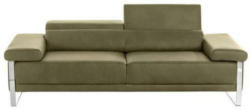 2-Sitzer-Sofa Rücken Echt Grün Vintage-Look