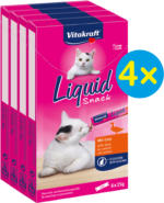 QUALIPET Vitakraft Vita Cat liquid Snack Canard & B-Glucane Multipack de 4