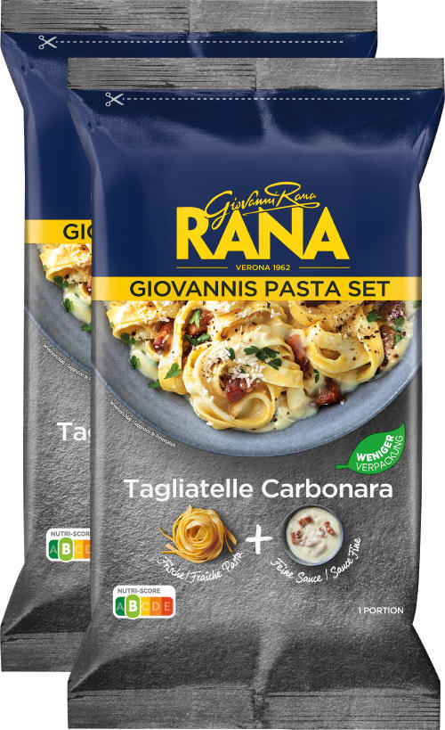 da Carbonara Kit - Pasta 2 Tagliatelle Profital anziché CHF Denner 9.95 x 13.9 CHF g Rana, 408