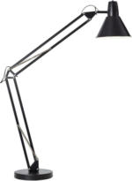 Möbelix LED-Stehlampe Winston Schwarz mit Flexarm