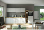 Möbelix Küchenzeile Florenz ohne Geräte B: 330 cm Weiß/Eiche