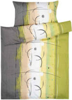OTTO'S Bettwäsche mit grünem Muster -  (Preis für kleinste Grösse)