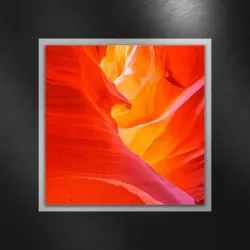 Glasbild 50/50/3,50 cm