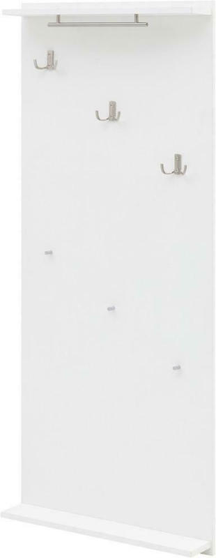 Garderobenpaneel Pisa Weiß mit Hutablage B: 60 cm