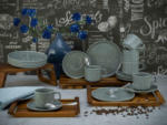 Möbelix Kaffeeservice Keramik 6 Personen Geschirr Set