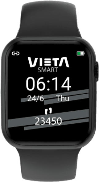 Vieta Pro Focus Smartwatch, Schwarz