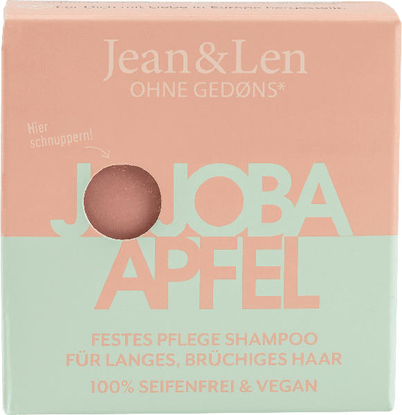 Jean&Len Festes Shampoo Pflege Jojoba Apfel