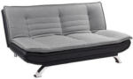 Möbelix 3-Sitzer-Sofa mit Schlaffunkt. Bari Grau/Schwarz