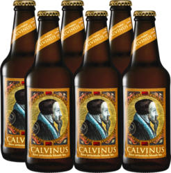 Bière artisanale blonde bio Calvinus , 6 x 33 cl