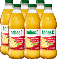 Jus d’orange avec pulpe Hohes C, 6 x 1 litre