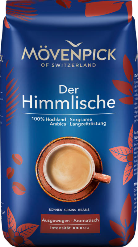 Café Le Divin Mövenpick, en grains, 1 kg