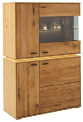 Highboard Teilmassiv B: 93 cm Como Wildeiche