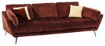 Möbelix Big Sofa Softy mit Kissen B: 254 cm Kupfer Velours
