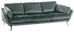 Möbelix Big Sofa Softy mit Kissen B: 254 cm Anthrazit Velours