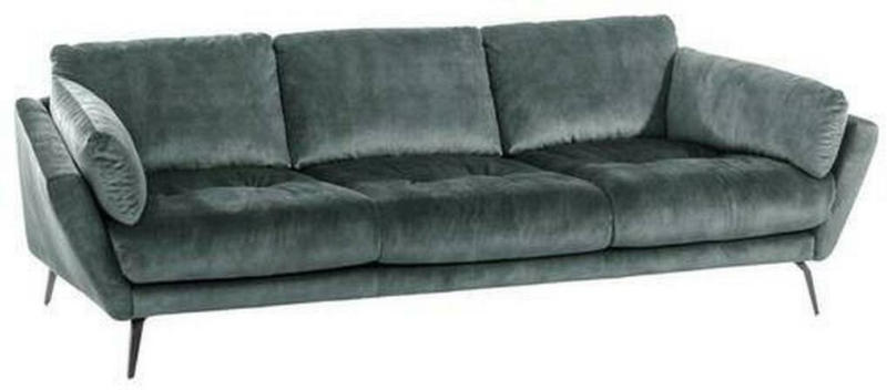 Big Sofa Softy mit Kissen B: 254 cm Anthrazit Velours