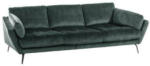 Möbelix Big Sofa Softy mit Kissen B: 254 cm Blau Velours