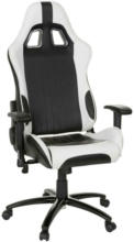 Möbelix Gaming Stuhl Monaco II Schwarz/Weiß